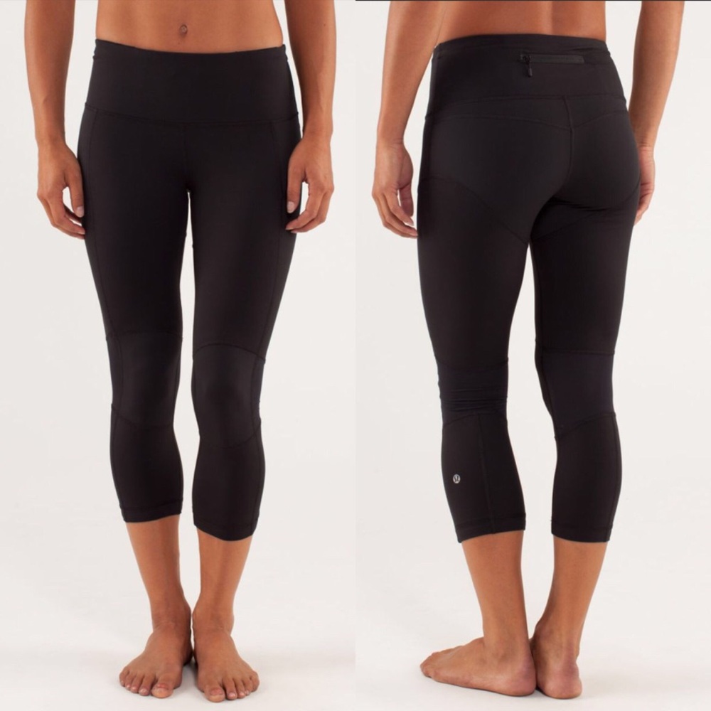 🍋 Lululemon Run: Bright at Night Crop